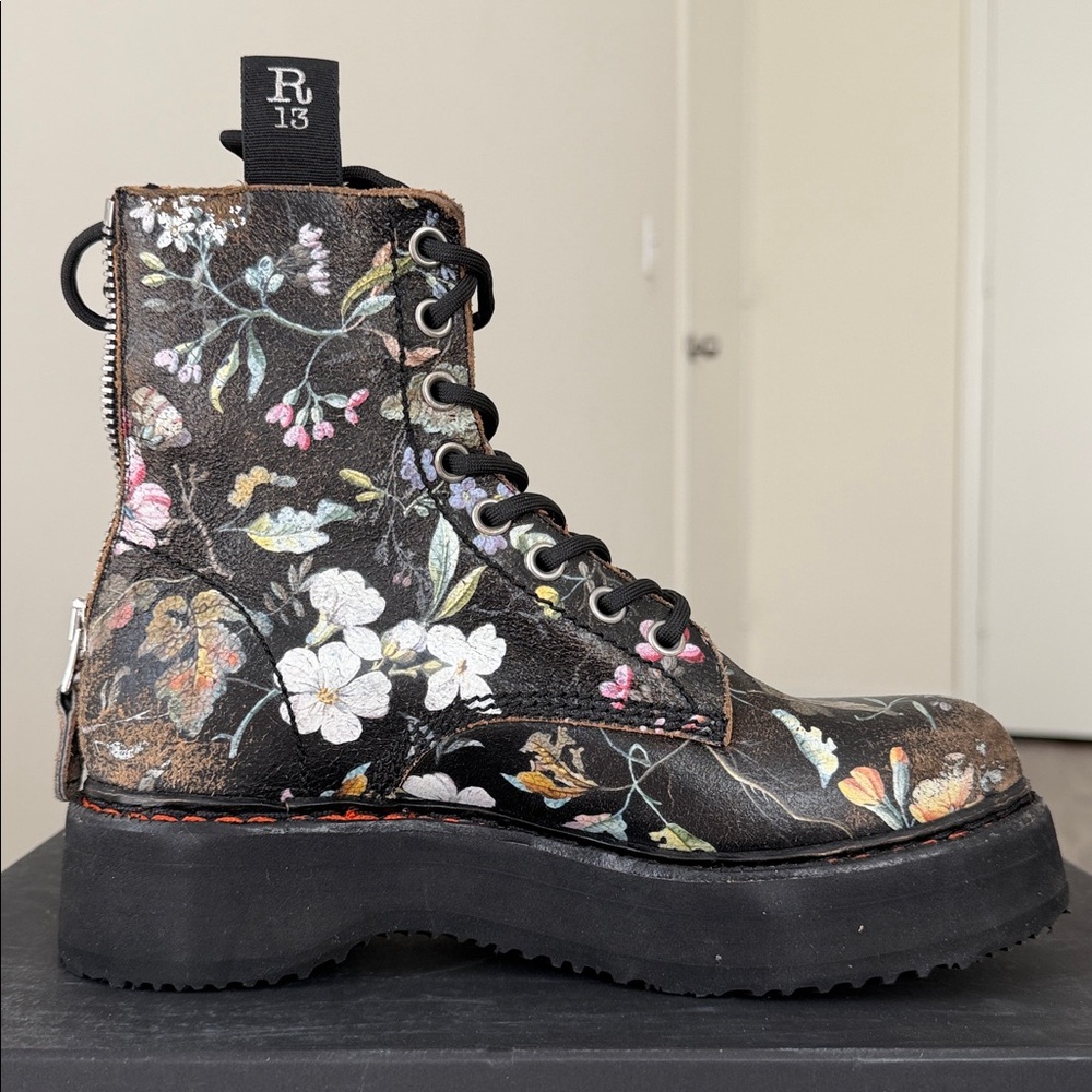 R13 single-stack lace-up boots - Picture 6 of 16